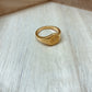 SUNBEAM SIGNET RING GOLD