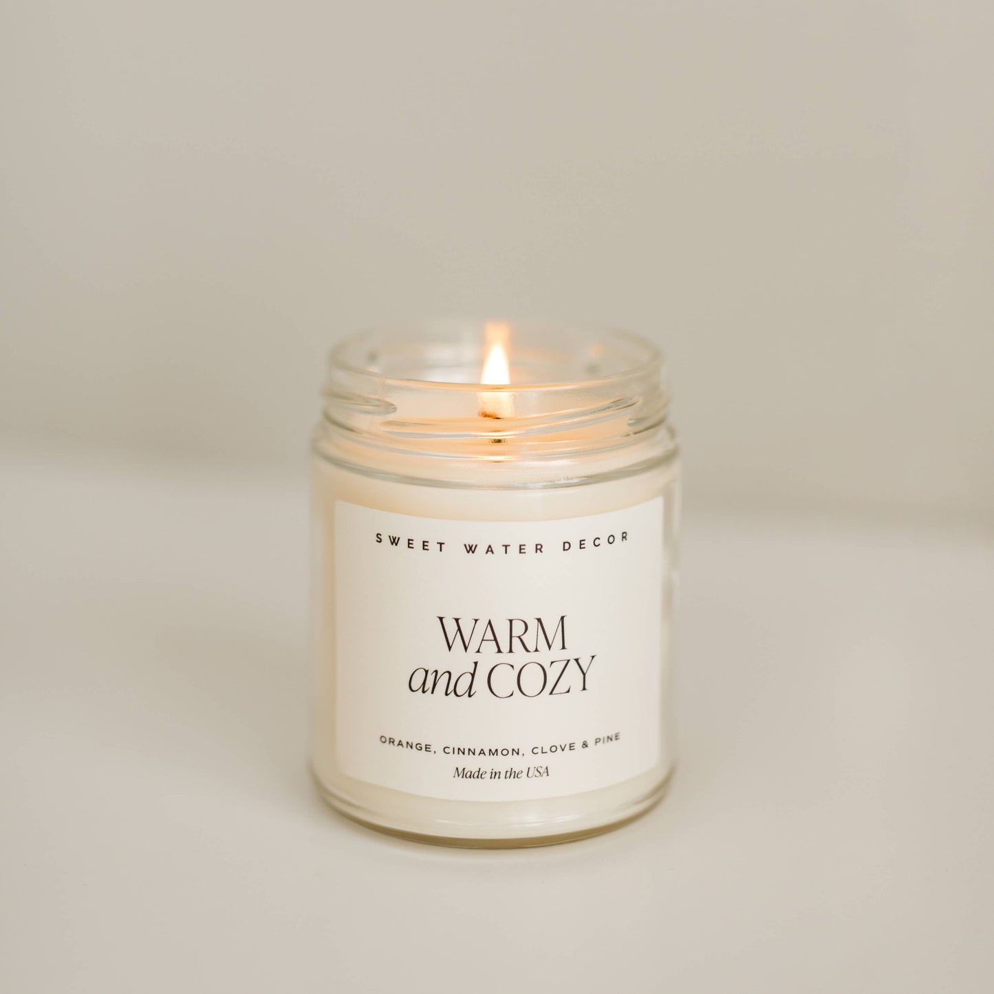 WARM AND COZY 9 OZ SOY CANDLE