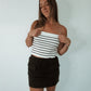 NEW ADVENTURES STRIPED TUBE TOP