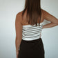 NEW ADVENTURES STRIPED TUBE TOP