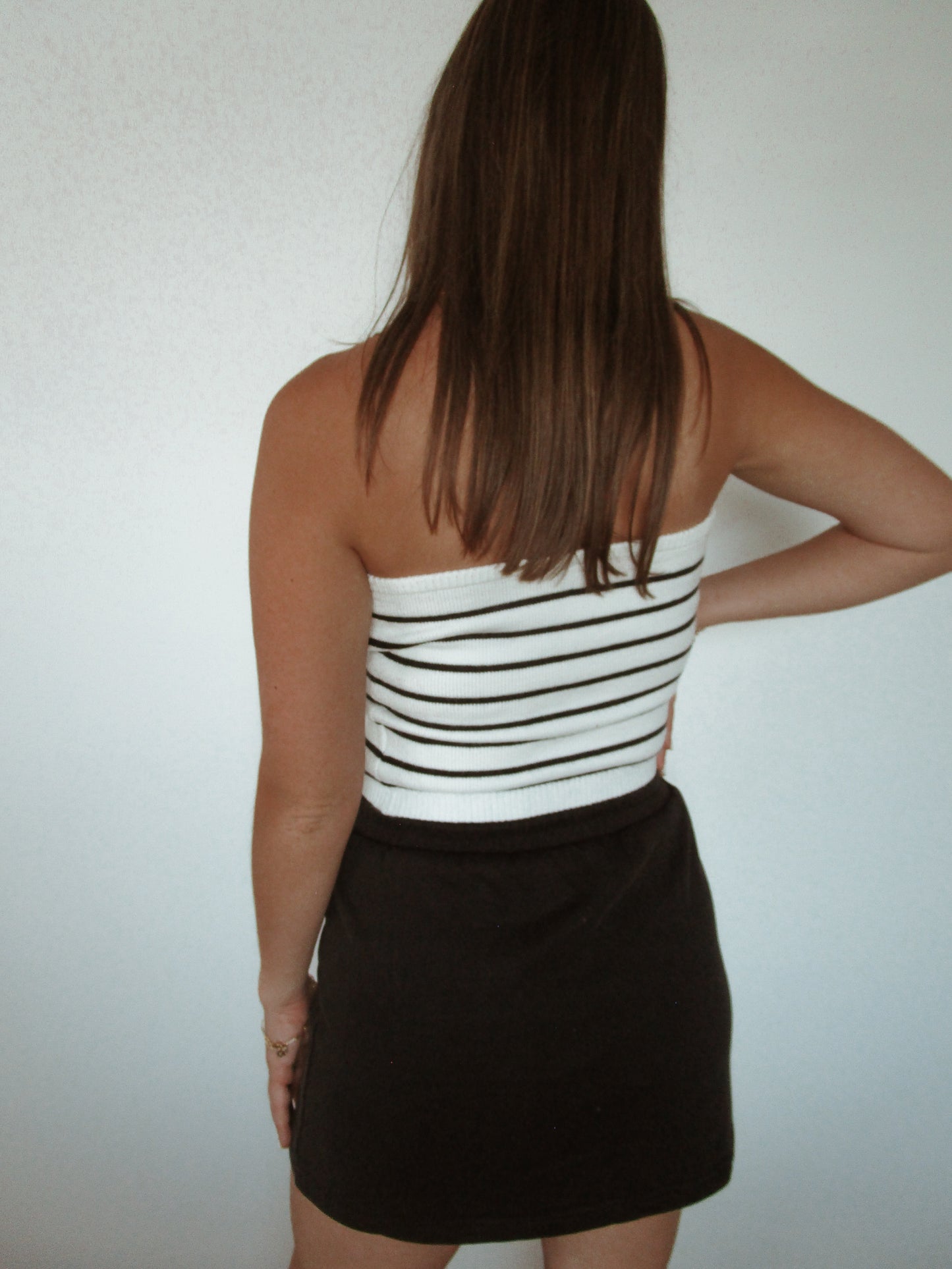 NEW ADVENTURES STRIPED TUBE TOP